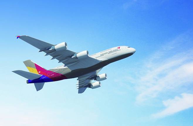 아시아나항공 A380 항공기. 사진은 기사의 직접적인 내용과는 관계 없음./사진=아시아나항공 제공