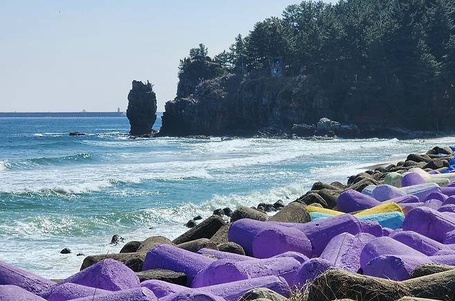 한섬바다 007바위