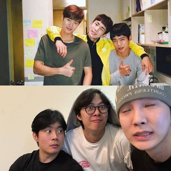 사진=위 왼쪽부터 공명, 키, 김동영, 아래 왼쪽부터 김동영, 공명, 키/공명, 키 각각 소셜미디어 캡처