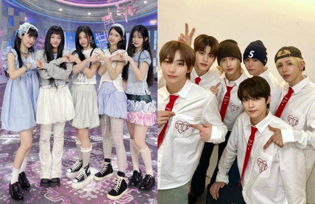 그룹 아일릿(왼쪽)과 라이즈는 '5세대 아이돌'이라는 타이틀로 데뷔, K팝 시장에서 활약 중이다. 아일릿 라이즈 공식 SNS