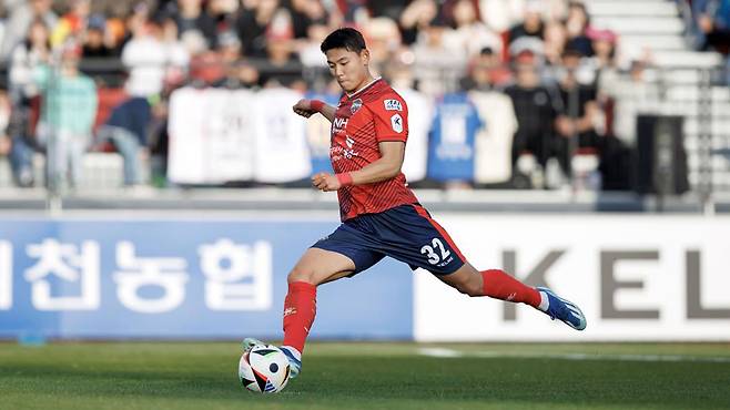 김천 상무 정치인 [한국프로축구연맹 제공]