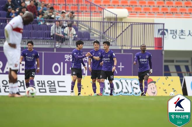 개막 후 5경기 무패를 거둔 FC안양 (한국프로축구연맹 제공)