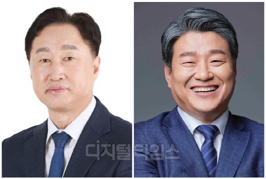 김준혁(왼쪽) 더불어민주당 경기 수원정 후보, 양문석 민주당 경기 안산갑 후보. <디지털타임스 DB>