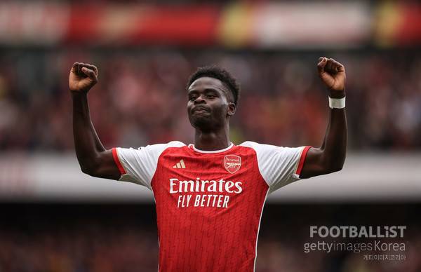 부카요 사카(아스널). 게티이미지코리아