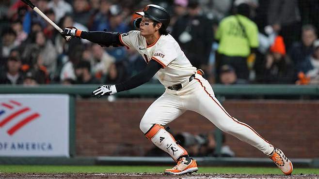 기술적인 타격으로 3경기 연속 안타 친 이정후 [사진 제공: 연합뉴스]