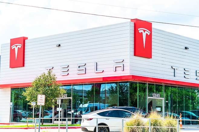 미국 텍사스주에 위치한 테슬라 건물