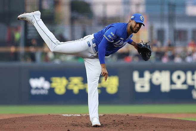 삼성 라이온즈 외국인 투수 레예스 [삼성 라이온즈 제공. 재판매 및 DB금지]