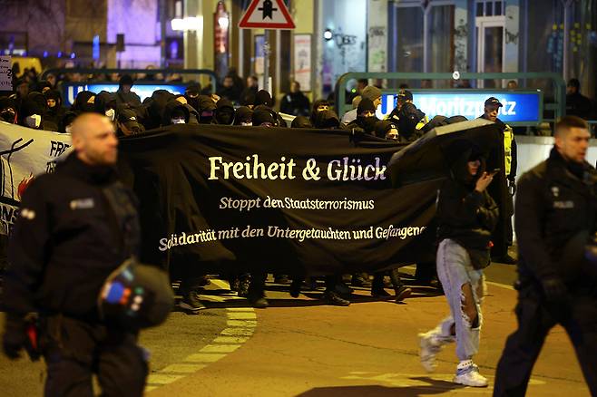 3월9일 독일 베를린에서 다니엘라 클레테를 위한 연대 집회가 열렸다.ⓒREUTERS