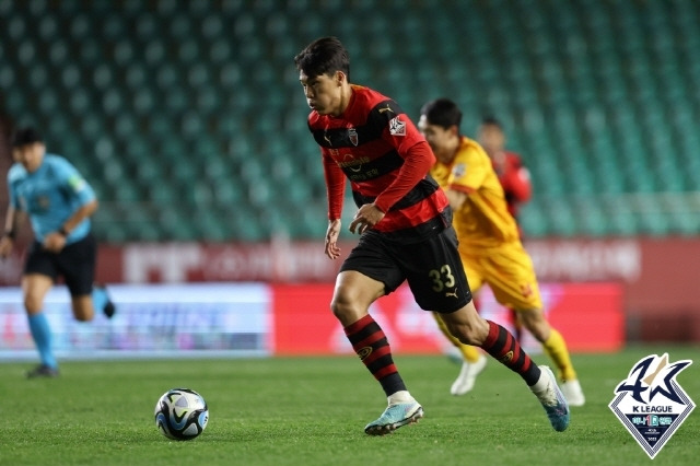 포항 스틸러스 스트라이커 이호재. 사진=한국프로축구연맹 제공