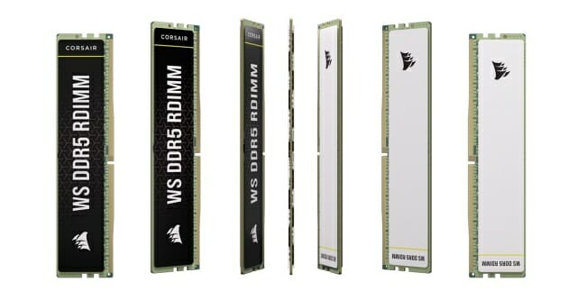 WS DDR5 RDIMM 메모리 키트. (사진=커세어)