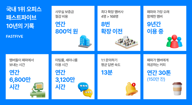 패스트파이브 10년의 기록