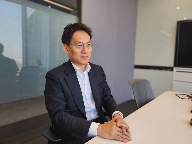 김형식 크래프트테크놀로지스 대표가 9일 조선비즈와 인터뷰하고 있다. /정민하 기자