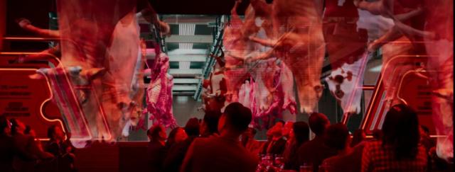 드라마 '지배종'은 줄기세포로 배양된 인공 고기가 먹거리를 대체한 가상의 미래를 배경으로 한다. 디즈니플러스 영상 캡처