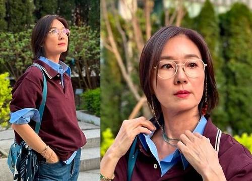 배우 오연수가 지난 15일 자신의 개인 채널을 통해 개인적인 안경 사랑을 공개하며, 패셔너블한 일상을 선보였다. 사진=오연수 sns