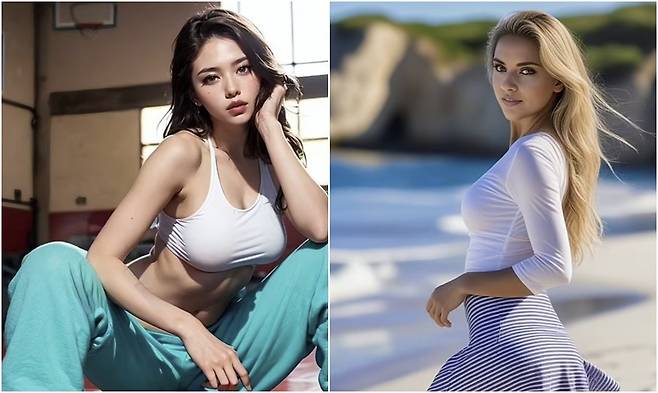 이번 대회 참가가 유력시되는 기모치이(Kimochii)와 에이미 에버하트(Amy Everharrt)/사진=영국 데일리메일
