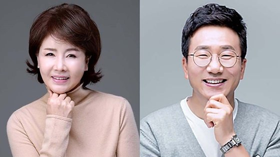배우 선우은숙(왼쪽)과 아나운서 유영재. [스타잇엔터테인먼트]