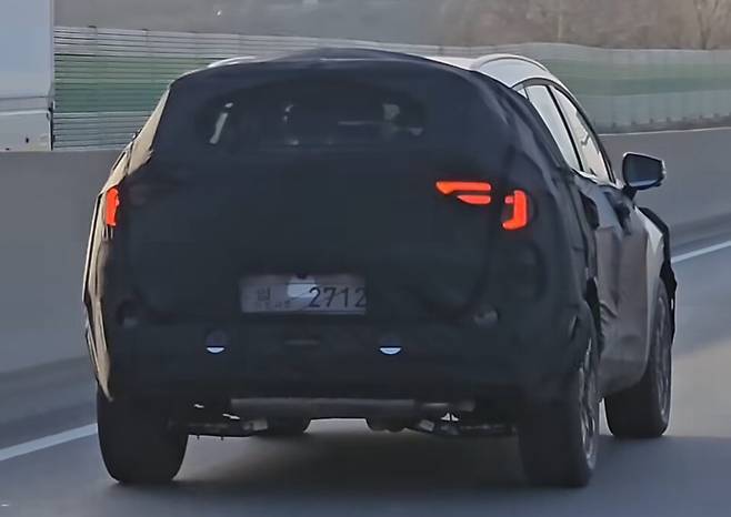 사진 : 기아 스포티지 페이스리프트 테스트카 (출처=Shorts Car)