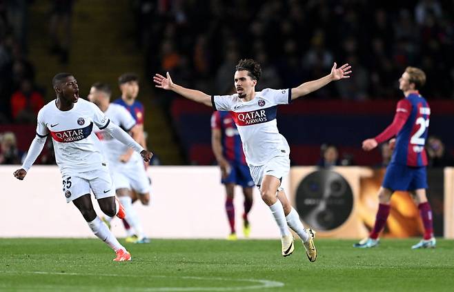 역전골을 터트린 비티냐. Getty Images