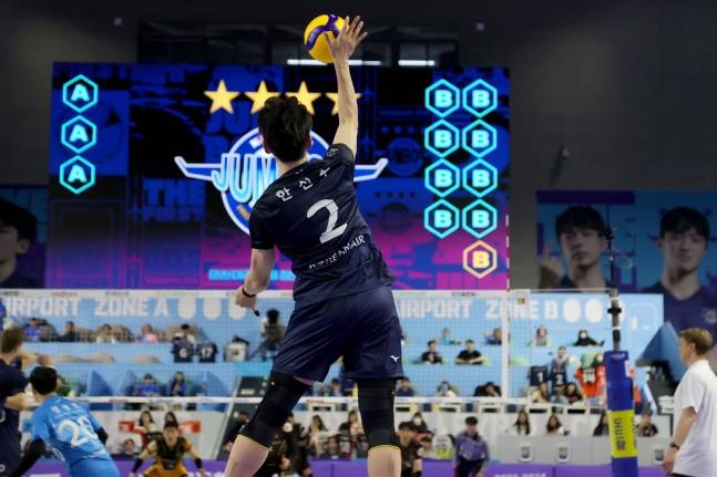 한선수. /사진=한국배구연맹