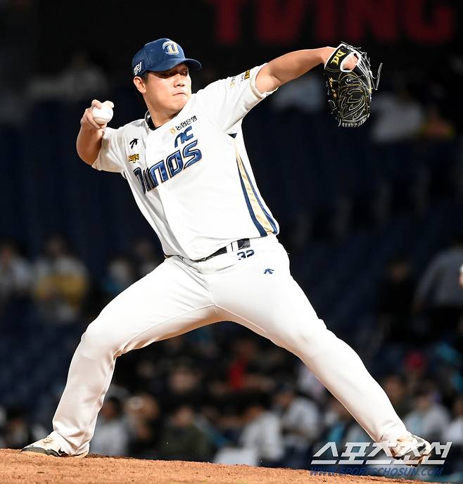 16일 창원NC파크에서 열린 한화와 NC의 경기, NC 김재열이 역투하고 있다. 창원=허상욱 기자wook@sportschosun.com/2024.04.16/