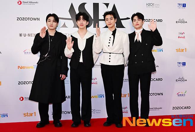 사진=왼쪽부터 성진, 도운, 영케이, 원필/뉴스엔DB