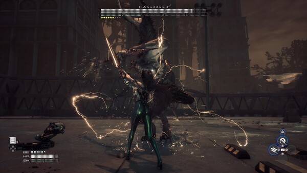 - 전투는 액션 게임과 소울라이크를 결합한 형태를 띄고 있다