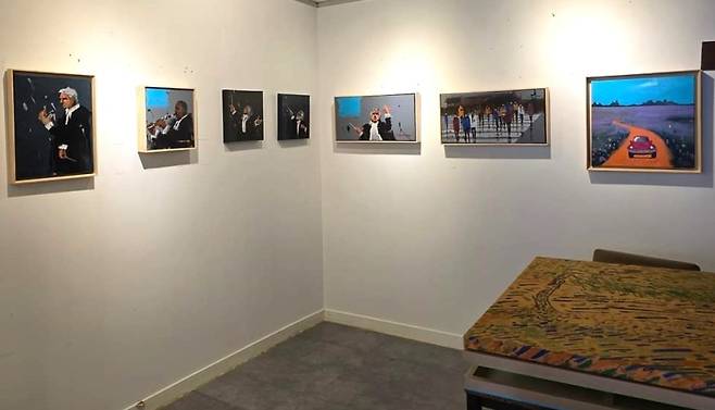 ▲'사전 예약 관람제'로 운영되고 있는 갤러리 아트14의 전시장 내부 전경 [갤러리아트14]