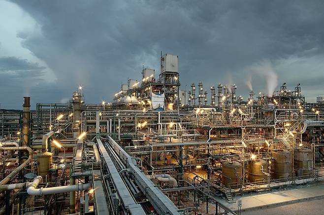 OCI홀딩스 말레이시아 폴리실리콘 공장 전경. [OCI홀딩스 제공]