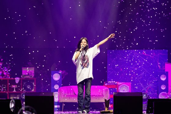 '밤양갱'으로 히트한 비비는 데뷔 6년차에 첫 팬 콘서트를 개최했다. 사진 필굿뮤직