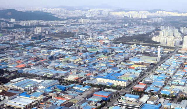 인천 남동국가산업단지 전경. 경기일보DB