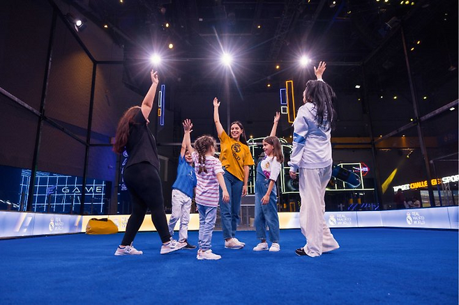 레알 마드리드 월드의 체험형 축구 게임 / 사진=두바이 홀딩 엔터테인먼트 공식 홈페이지