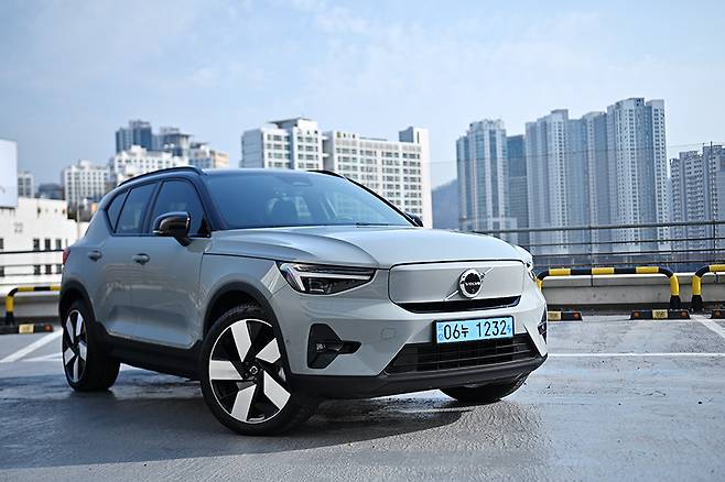 볼보 XC40 리차지. 김학수 기자