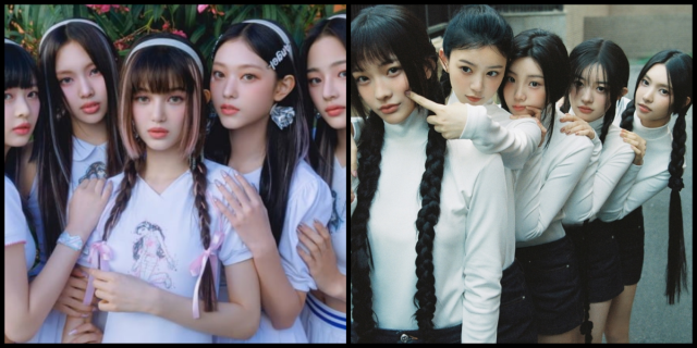 뉴진스(좌)와 아일릿.