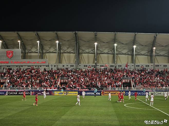 인도네시아가 후반전에도 두 골을 연달아 뽑아내며 요르단을 상대로 4-1 대승을 거뒀다. 사진 도하, 김환 기자