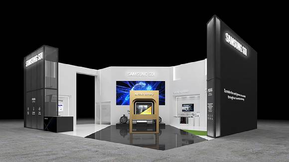 EVS37에 참가하는 삼성SDI의 전시회 부스 조감도. [사진=삼성SDI]