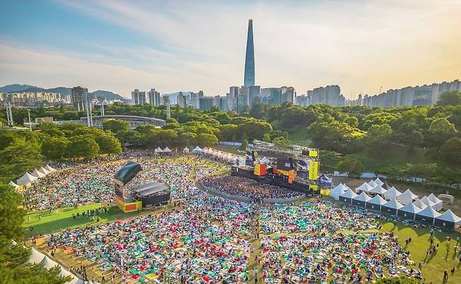 Tone & Music Festival 2023 held at Olympic Park's 88 Lawn Field (Tone & Music Festival;s official Instagram account)