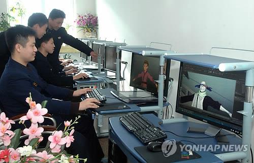 북한 4·26 만화영화 촬영소 [평양 조선중앙통신=연합뉴스 자료사진]
