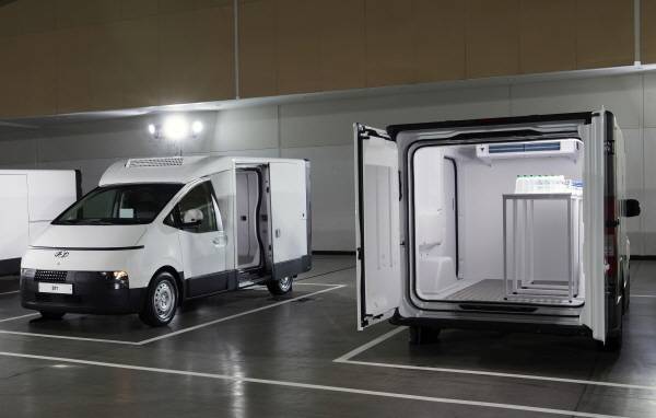 현대차 ST1 카고 냉동이 전시된 모습 [사진제공=현대차]