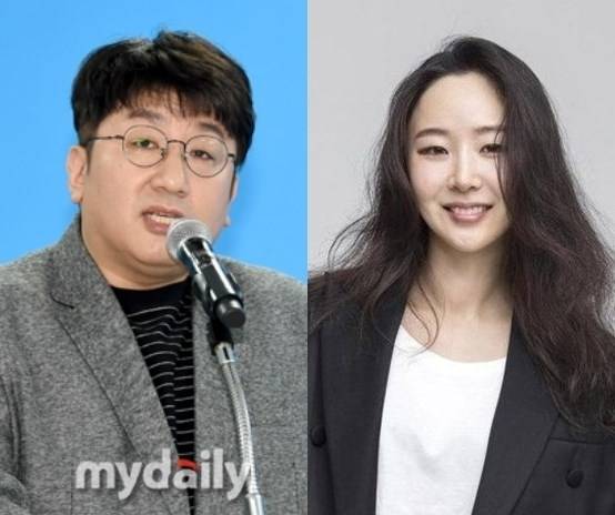 방시혁 하이브 의장, 민희진 어도어 대표 / 마이데일리, 어도어