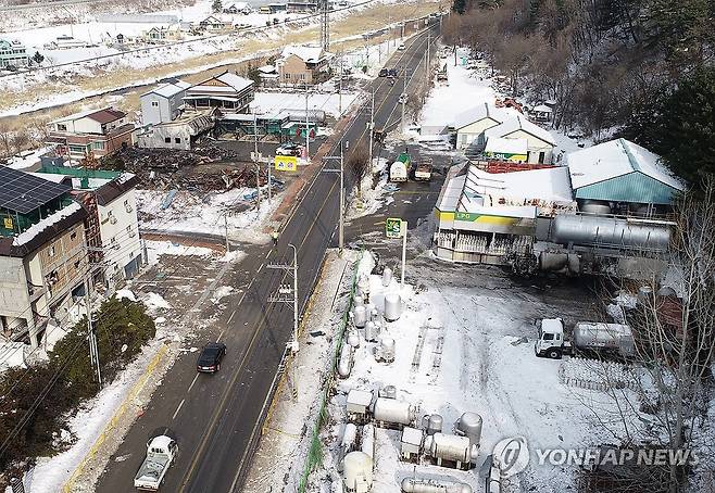 참혹한 모습의 가스 폭발 사고 현장 [연합뉴스 자료사진]