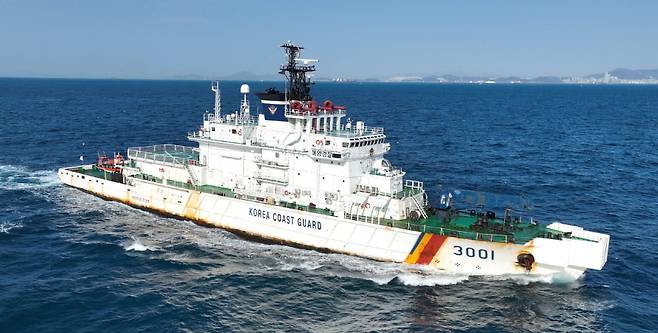 해경 첫 3000톤급 함정 3001호가 에콰도르에 무상 양여된다. 해경