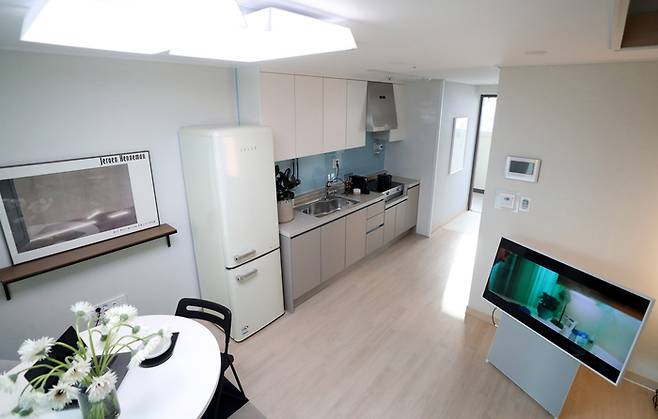 경기 화성시 LH 임대주택 100만호 기념단지인 동탄 공공임대주택 내부 모습. (매경DB)