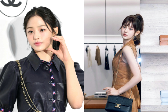 빌보드는 “뉴진스 멤버 2명은 K팝 내 권력 투쟁의 와중에도 공개석상에 모습을 드러냈다”고 언급했다. 사진은 최근 서울에서 열린 샤넬 팝업스토어 행사에 참석한 민지(왼쪽)와 셀린느 행사에 참석한 다니엘.