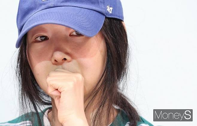 사진은 지난 25일 서울 강남 한국컨퍼런스센터에서 열린 긴급 기자회견에 참석한 민희진 어도어 대표. /사진=임한별 기자