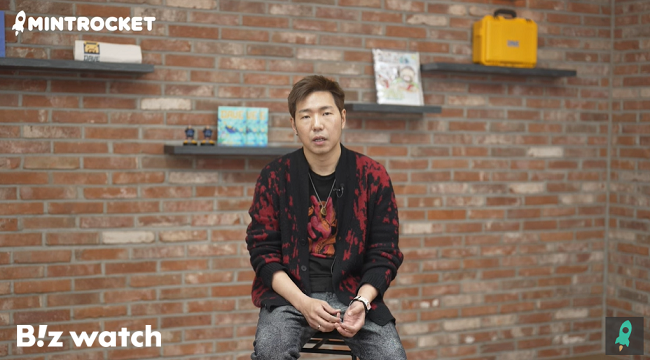 황재호 넥슨코리아 민트로켓본부장이 '민트로켓'의 새 방향성을 설명하고 있다./사진=민트로켓 공식 유튜브 채널 영상 캡쳐