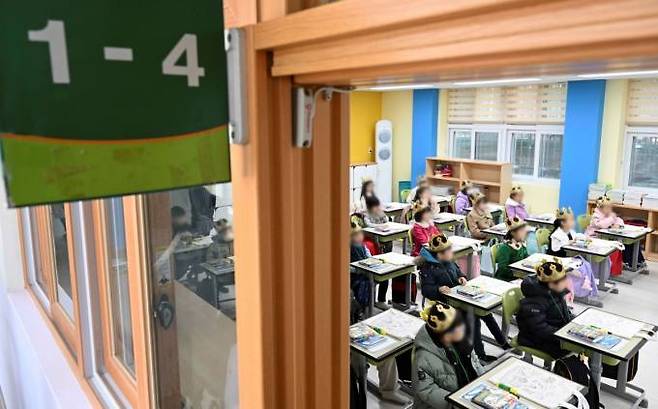 서울 한 초등학교 입학식. 쿠키뉴스 자료사진