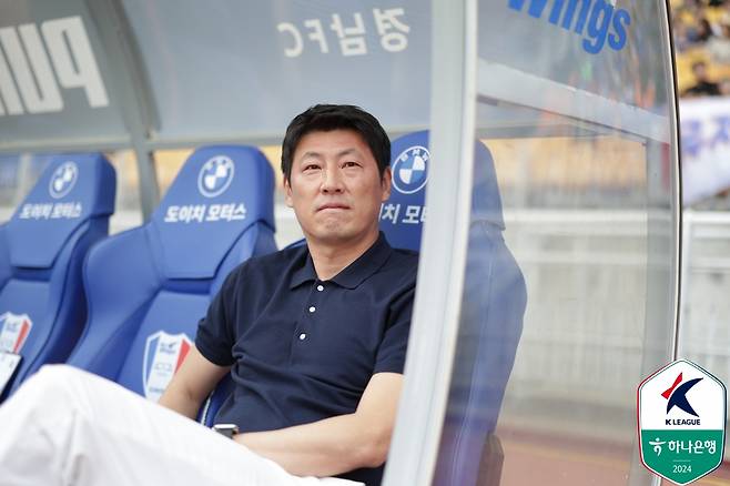 박동혁 경남 감독. /사진제공=한국프로축구연맹