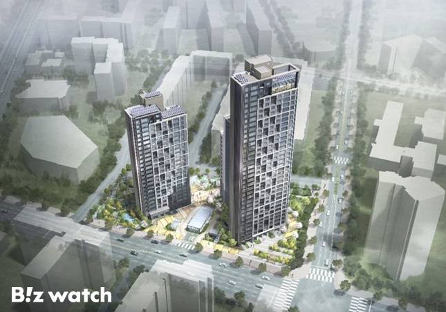 132가구, 1개동의 '신반포22차'는 재건축을 통해 160가구, 2개동으로 재탄생을 준비 중이다. 3.3㎡(평)당 공사비가 569만원에서 1300만원으로 7년 만에 2배 이상 뛰면서 주목받기도 했다. 조감도는 조합 홈페이지 캡처