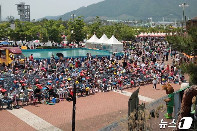 렛츠런파크 부산경남 어린이날 행사 모습(렛츠런파크부산경남 제공)