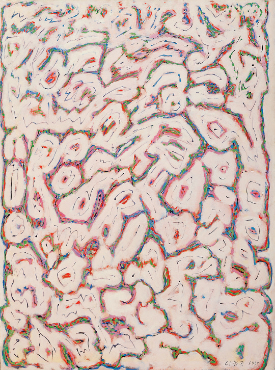 이남규, work, 캔버스에 유채, 112×162cm(2EA), 1990.